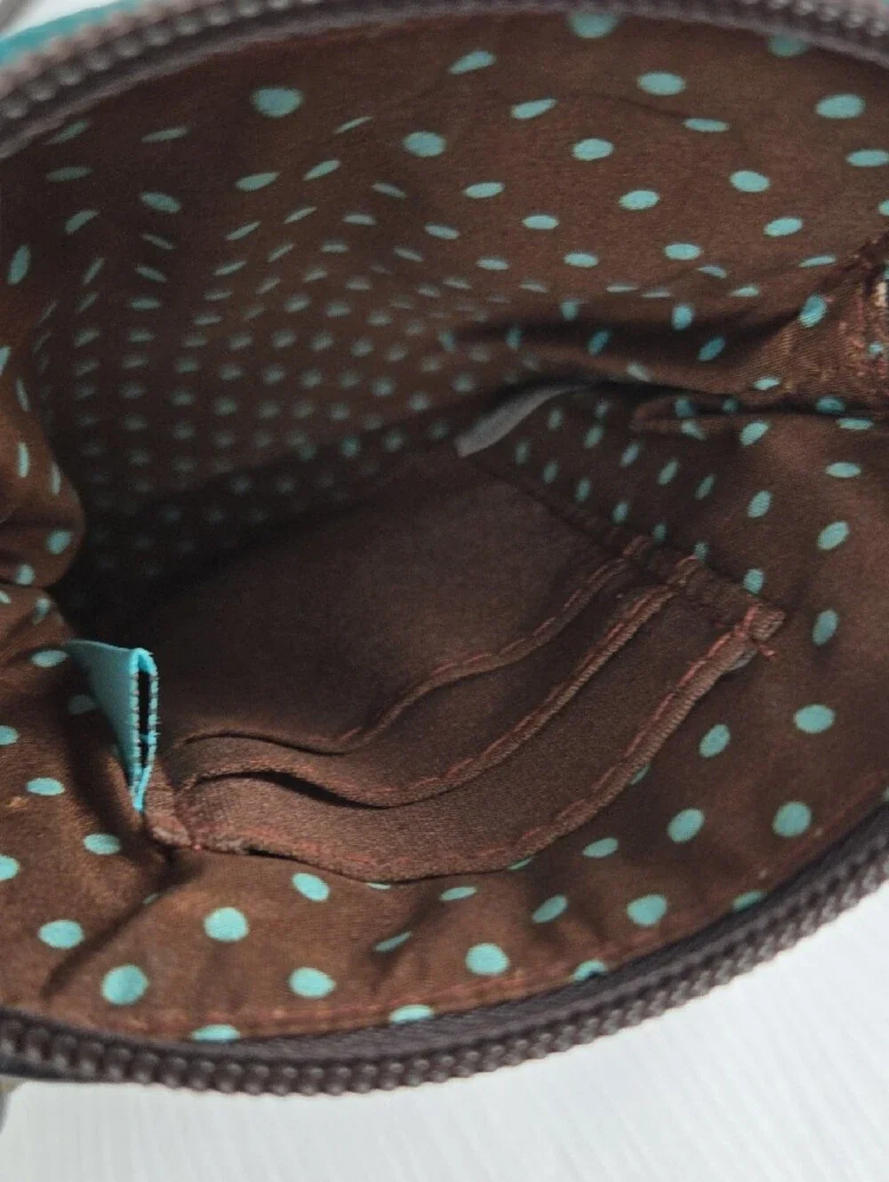 Chala Teal & Black Turtle Appliqué Crossbody Bag - Picture 6 of 6